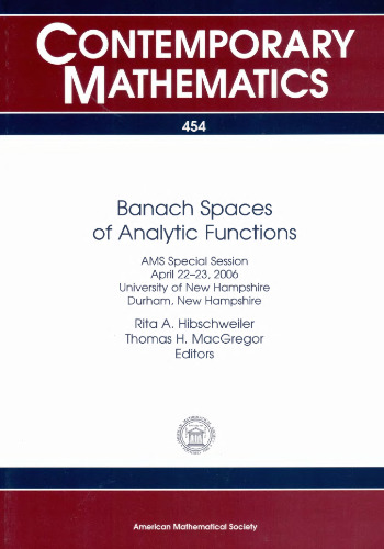 Banach Spaces of Analytic Functions