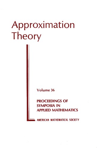 Approximation Theory