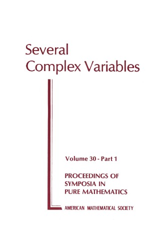 Several Complex Variables, Part 2
