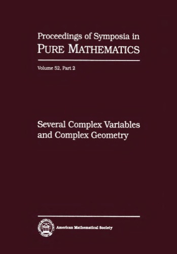 Several Complex Variables and Complex Geometry, Part 1