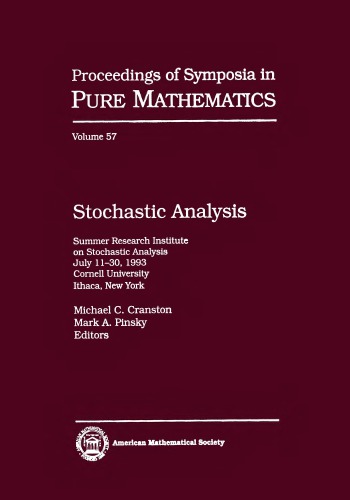 Stochastic Analysis