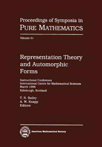 Representation Theory and Automorphic Forms