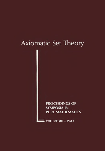 Axiomatic Set Theory, Part 2