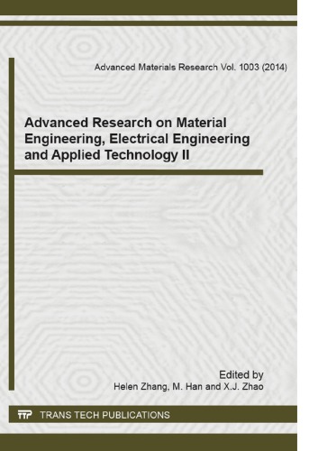 Advanced Research on Material Engineering, Electrical Engineering and Applied Technology II