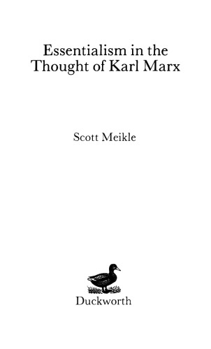 Essentialism in the thought of Karl Marx