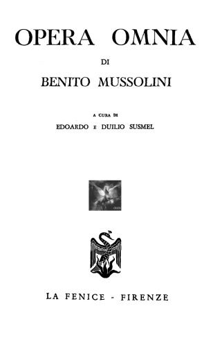 Opera omnia. Il periodo trentino: verso la fondazione de 