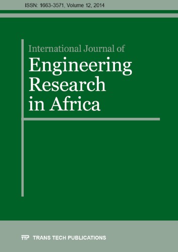 International journal of engineering research in Africa. Volume 12.
