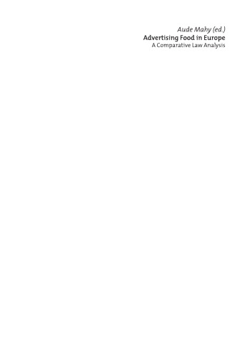 Advertising Food in Europe: A Comparative Law Analysis