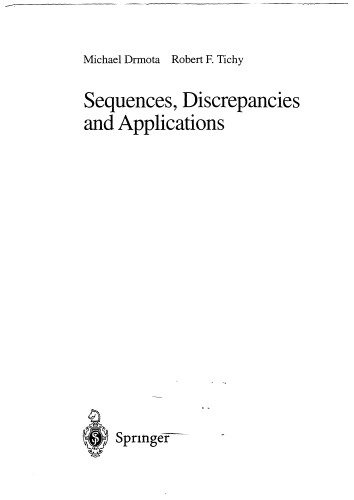 Sequences, Discrepancies and Applications
