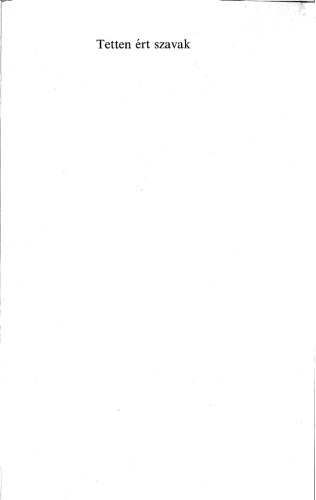 Tetten ért szavak