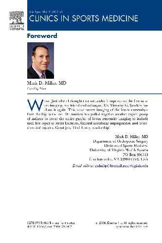 Imaging of the Lower Extremity