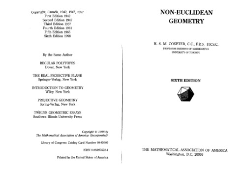 Non-Euclidean Geometry