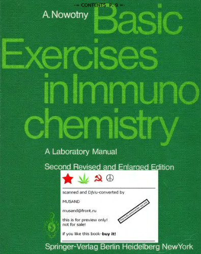 Basic Exercises in Immunochemistry
