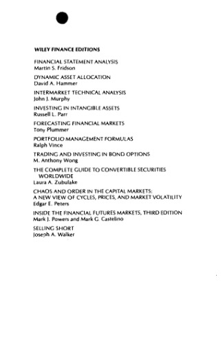 Chaos and Order in the Capital Markets