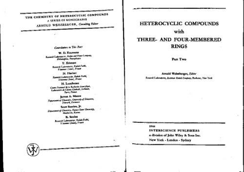 Heterocyclic compounds with three- and four-membered rings