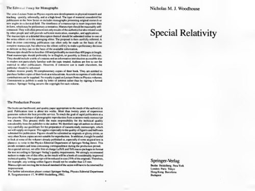 Special Relativity