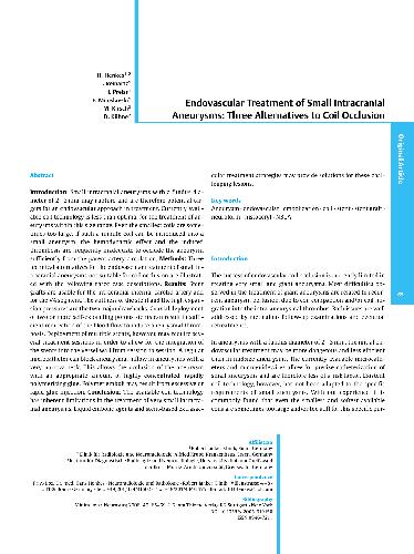 Minimal Invasive Neurosurgery