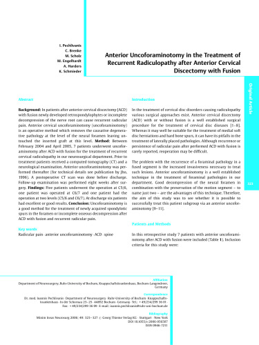 Minimal Invasive Neurosurgery