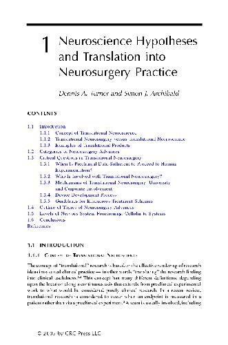 Modern Neurosurgery Clinical Translation of Neuroscience AdvancesoNA
