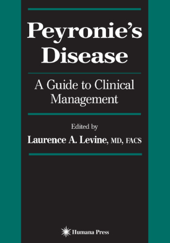 Peyronie’s Disease A Guide to Clinical Management