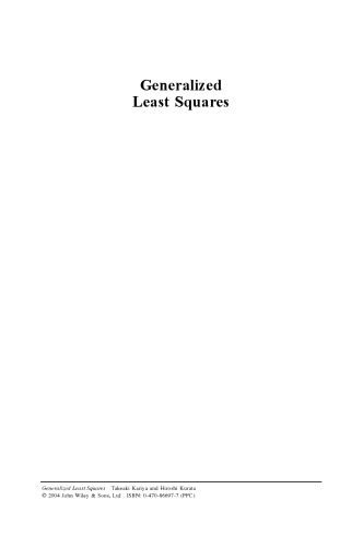 Generalized Least Squares