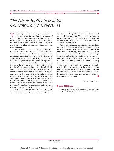 Techniques in Hand & Upper Extremity Surgery