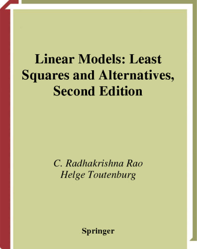 Linear Models: Least Squares and Alternatives