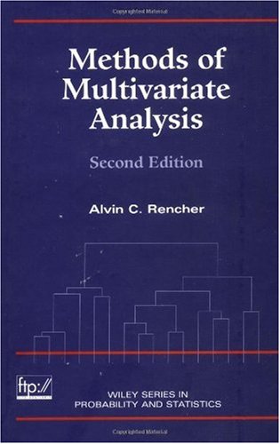 Methods of multivariate analysis