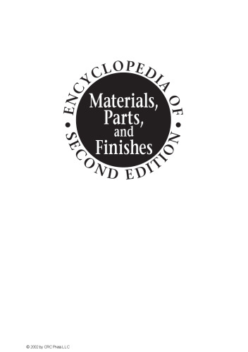 Encyclopedia of materials, parts, and finishes