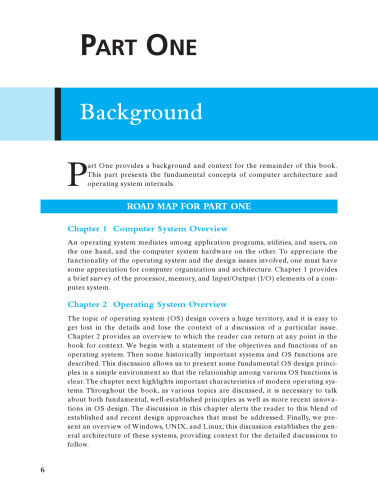 Operating systems: internals and design principles