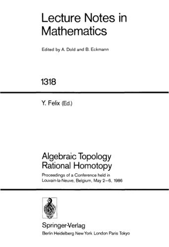 Algebraic Topology-Rational Homotopy