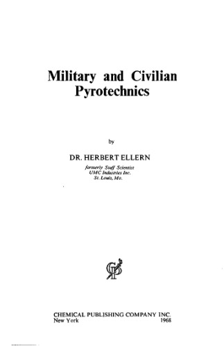 Military and Civilian Pyrotechnics