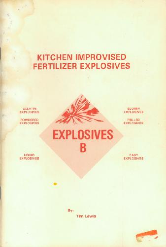 Kitchen improvised fertilizer explosives 