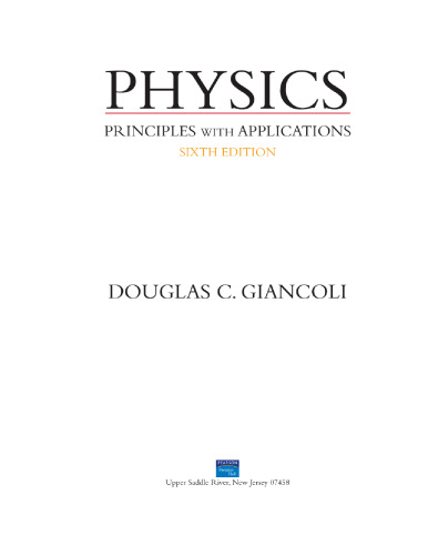Physics - Principles with Applications