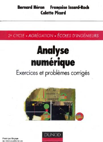 Analyse numérique: exercises et problèmes corrigés