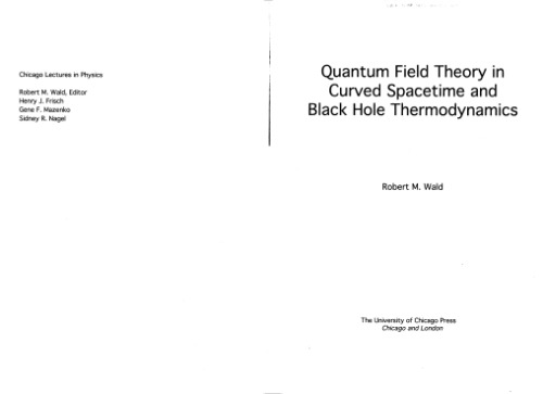 Quantum field theory in curved spacetime and black hole thermodynamics
