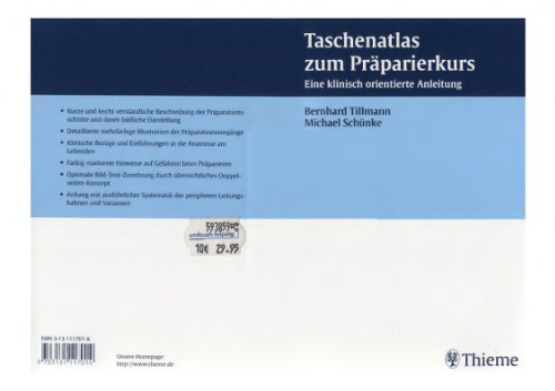Taschenatlas zum praparierkurs