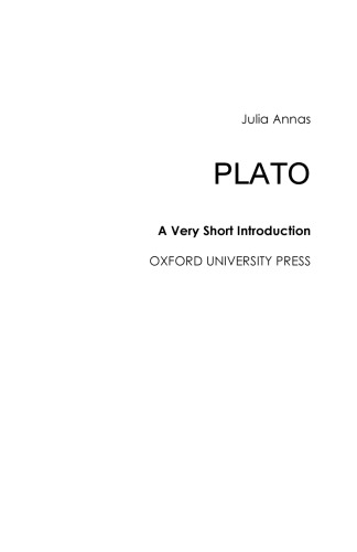Plato: A Very Short Introduction