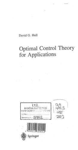 optimal control theory for applications