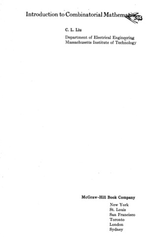 Introduction to combinatorial mathematics