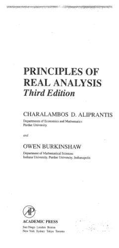 principles of real analysis