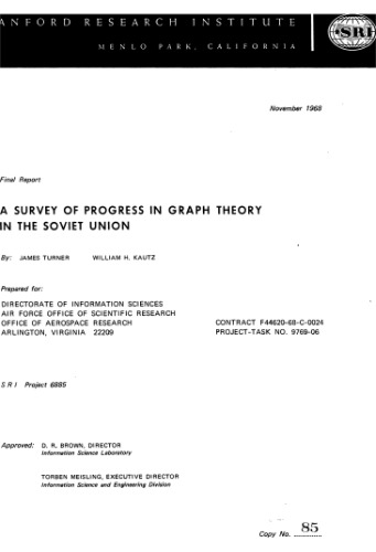 A survey of progress in graph theory in the Soviet Union