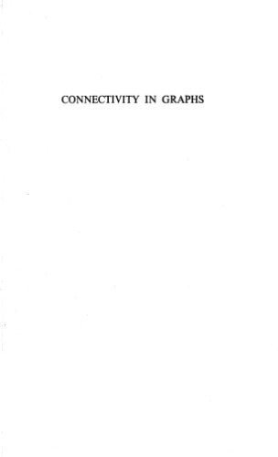 Connectivity in Graphs