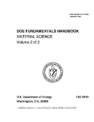FUNDAMENTALS HANDBOOK MATERIAL SCIENCE