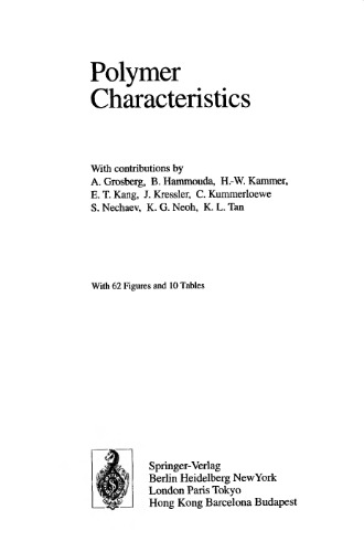 Polymer Characteristics