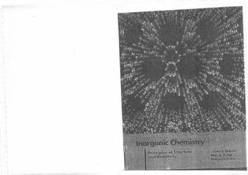 Huheey. Inorganic chemistry