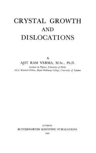 Crystal Growth and Dislocations