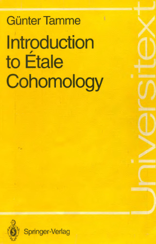 Introduction to Etale Cohomology