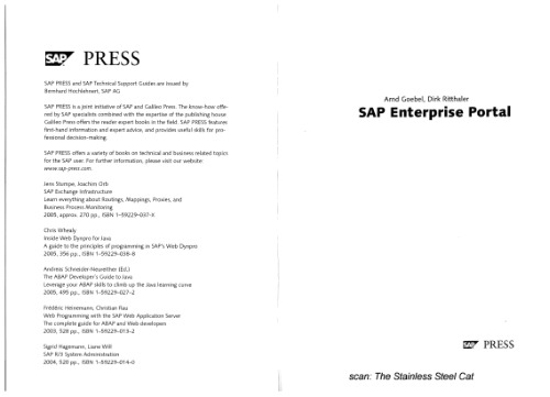 SAP Enterprise Portal: Technology and Programming