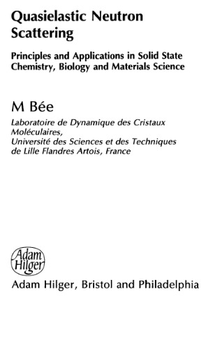 Quasielastic Neutron Scatering